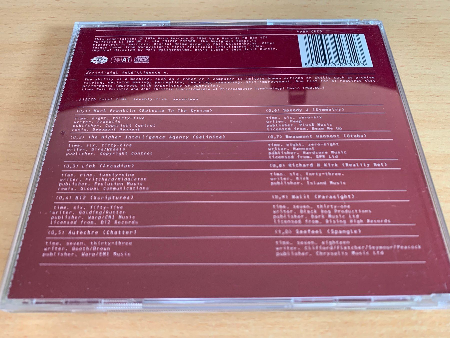 CD: Various – Artificial Intelligence II – Usato da Rikon im Tösstal venduto da Alpenmutz 1