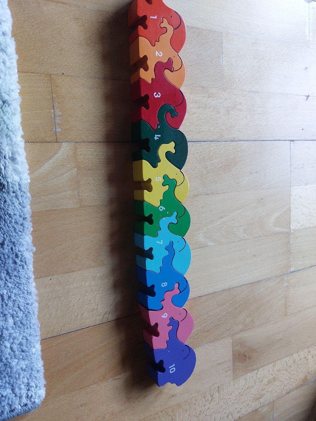 Puzzle: Putzle Holz Elefäntli 1-10 – Usato da Landquart venduto da Froneri 1