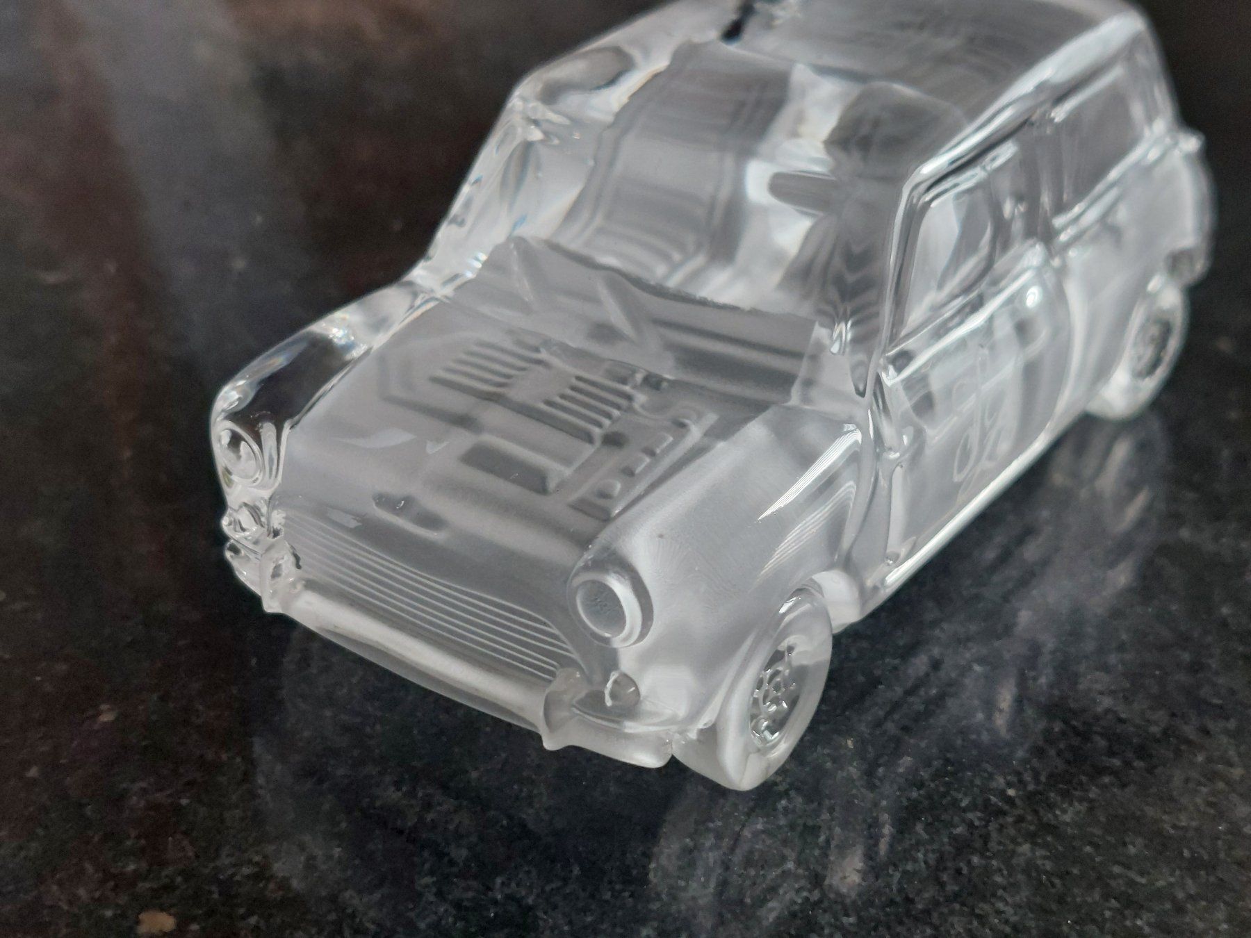 Figurines: Kristallglas Modellauto Austin  Mini Cooper von Hofbauer – D'occasion à Hergiswil NW par maiette-23.N 2