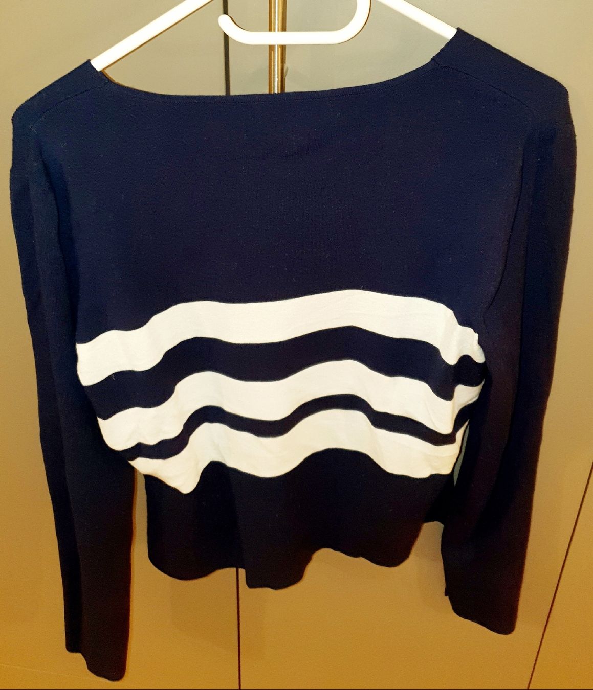 Maglioni & Felpe: ST. EMILLE Pullover Grösse M, blau-weiss – Nuovo (secondo la descrizione) da Zürich venduto da Philotimo 1