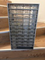 Kleinteilemagazin Metall grau gebraucht