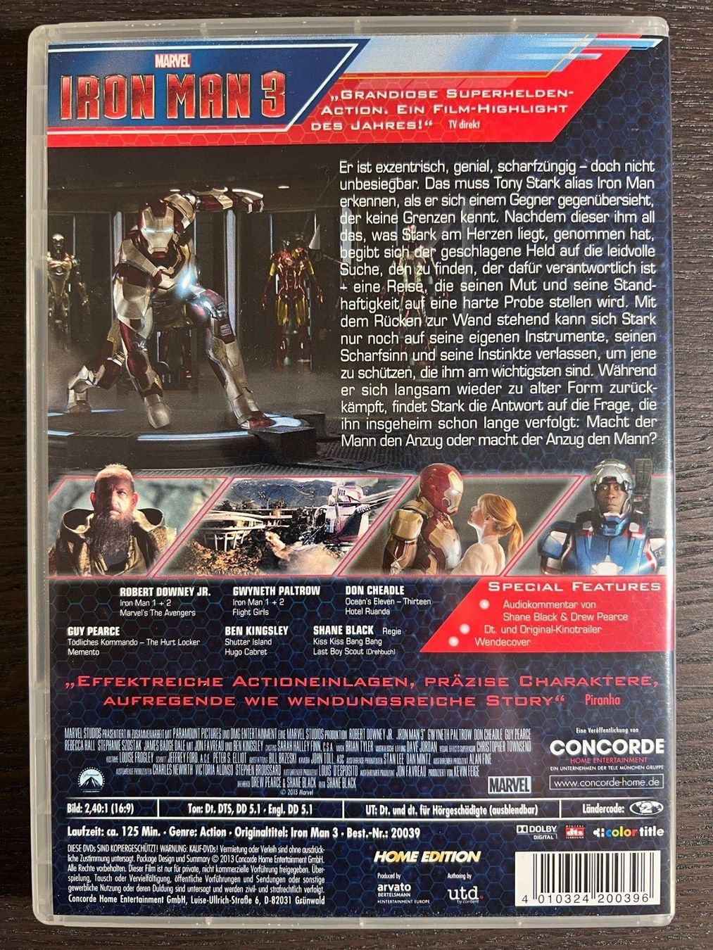 Tous les DVDs: Iron Man 3 – D'occasion à Zürich par FilmFreunde 1