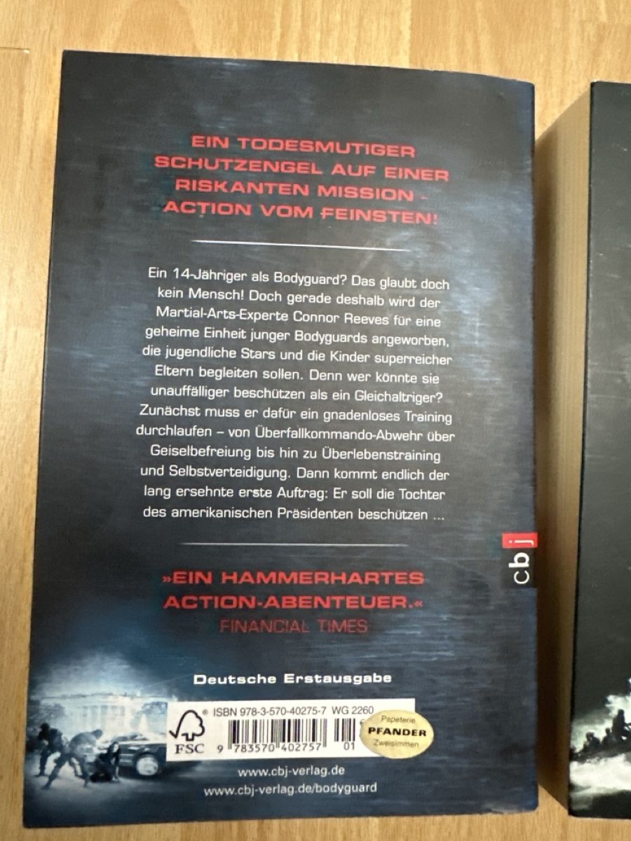 Libri: Body Guard Bücher – Usato da Mörigen venduto da Brassia 3