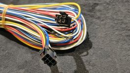 5x Universelle Kabelbäume 6-Pin (je 5m, zusammensteckbar)