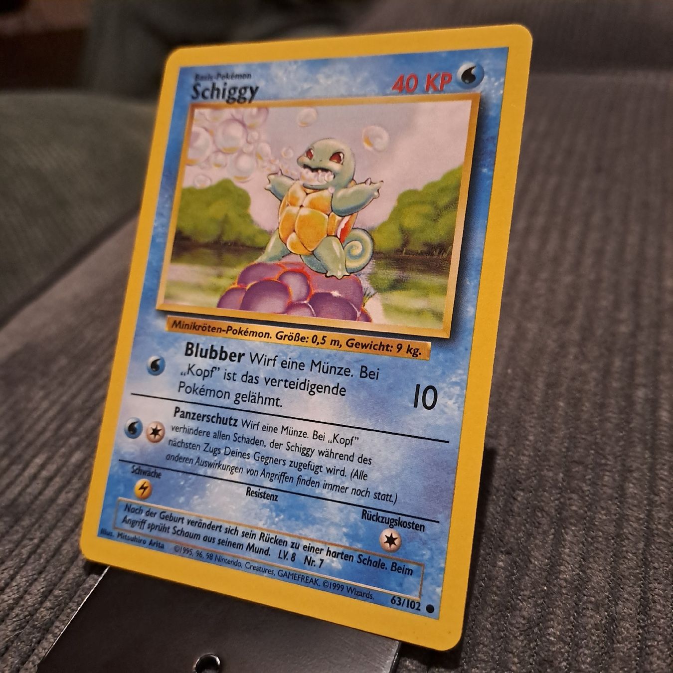 Pokémon Carte collezionabili: Schiggy, Base Set 63/102 – Usato da Düdingen venduto da Ruge91 2