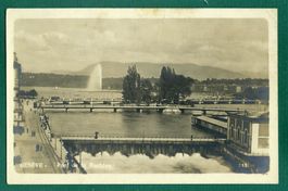Genève, Pont de la machine, ca. 1928, ungelaufen