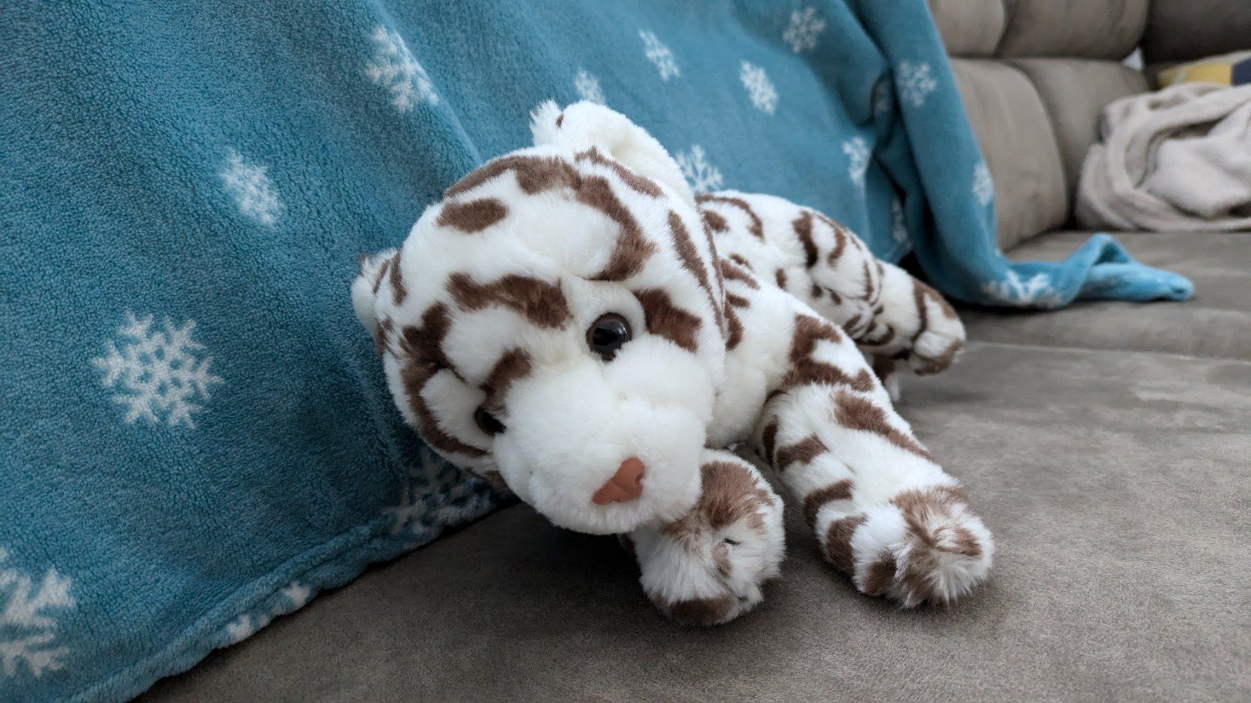 Jouets: Schneeleoparden Plüschtier – D'occasion à Staufen par Fleby84 1