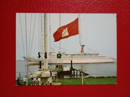 AK Schiff Hamburg Stempel 1979