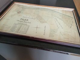 LANDKARTE :PLAN WILIHOF LUTTERBACH 1848