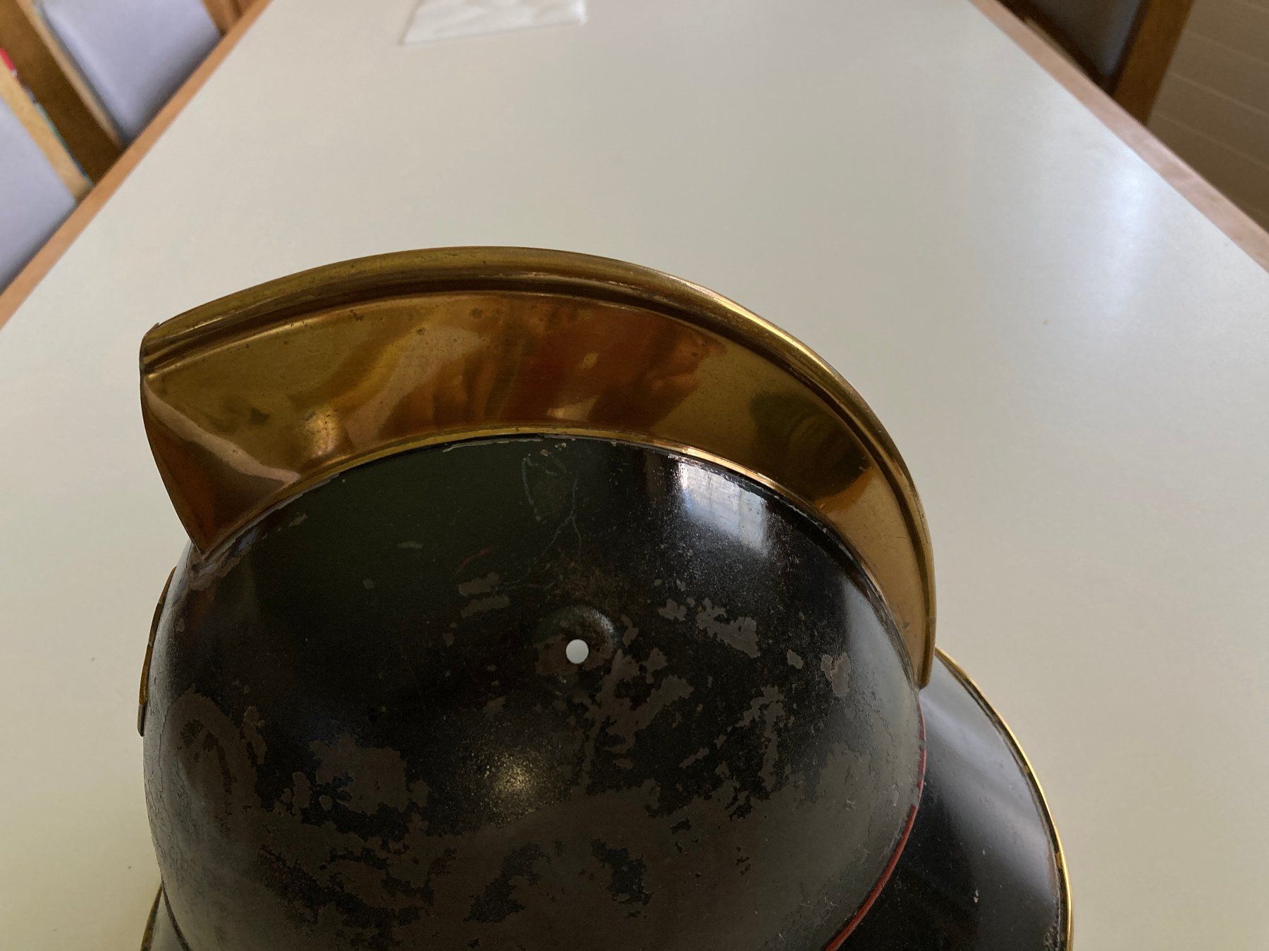 Pompiers: Original Feuerwehrhelm antik – D'occasion à Chur par Hermes421 1
