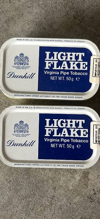 Dunhill Tabak: Dunhill Light Flake Pfeifen Tabak – Neu und originalverpackt aus Aarwangen von Switzerland74 2