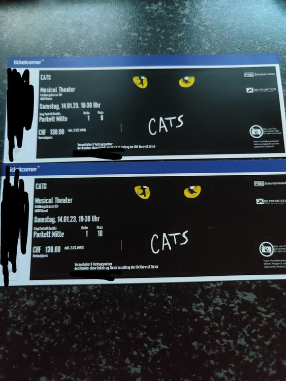 Cats Broadway Musical Show Black Size S-2XL