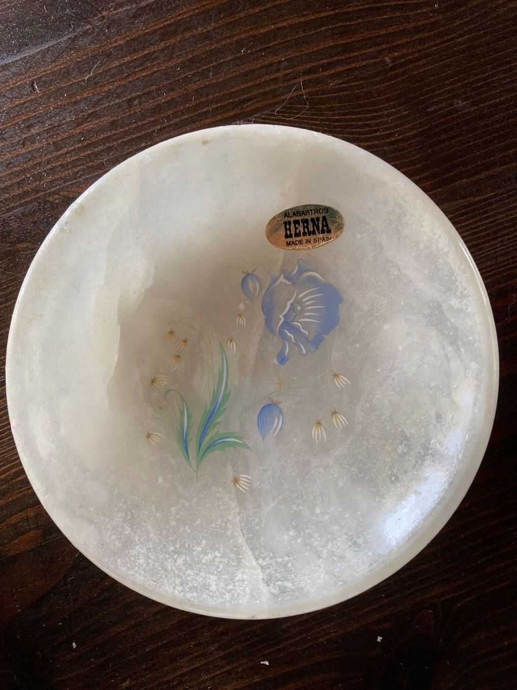 Tutte le decorazioni: HERNA Alabaster antikes Dekoset – Usato da Ruschein venduto da strudelbrown 2