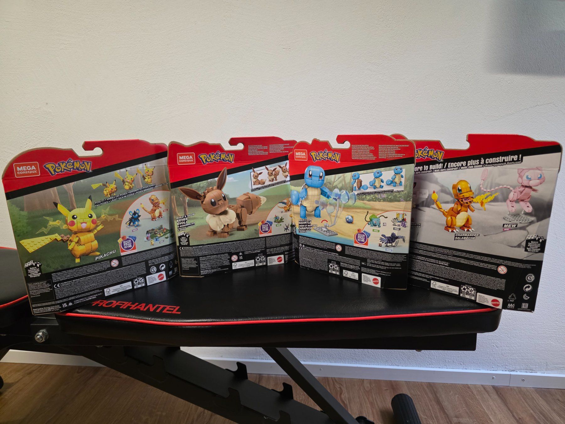 Mega Kit di costruzioni: Pokémon Mega Construx Set, Pikachu, Evoli, Glumanda, Schiggy – Nuovo e nell'imballaggio originale da Inwil venduto da bricks.reto 1