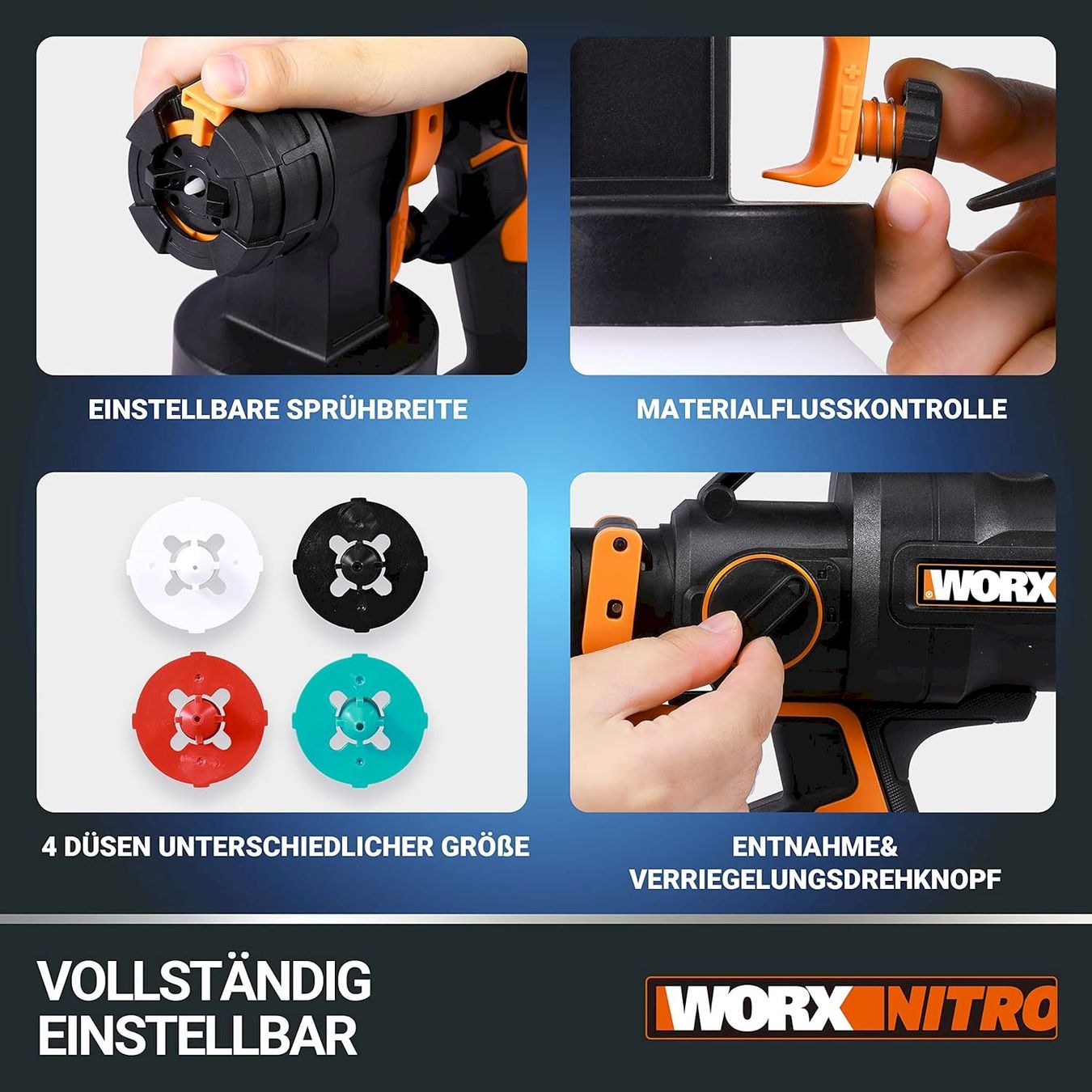 Medizinaltechnik: WORX WX020.9 Nitro Akku-Farbsprühsystem – Neu und originalverpackt aus Bottighofen von zaap 3