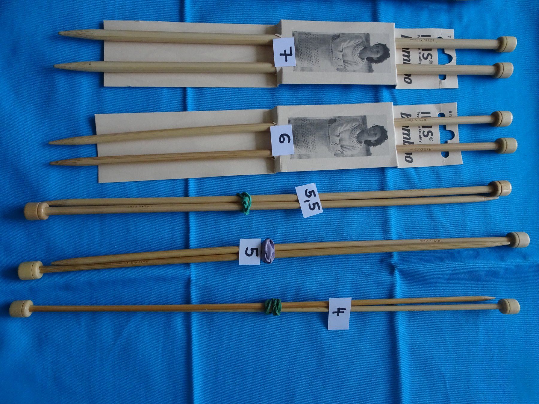 Ferri: BAMBUS Stricknadeln 9 Sets = total 18 Stricknadeln – Nuovo (secondo la descrizione) da Berikon venduto da Ponderoso 5