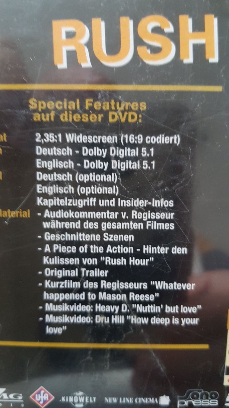 Tutti i DVDs: DVD Rush Hour / Jackie Chan – Usato da Oetwil am See venduto da fineli2 1