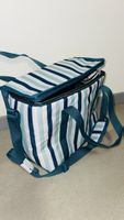 Neue Kühltasche gestreift, 11 Liter - ideal für Picknick!