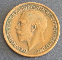 Grossbritannien Farthing 1911 Georg V. Kupfer Münze