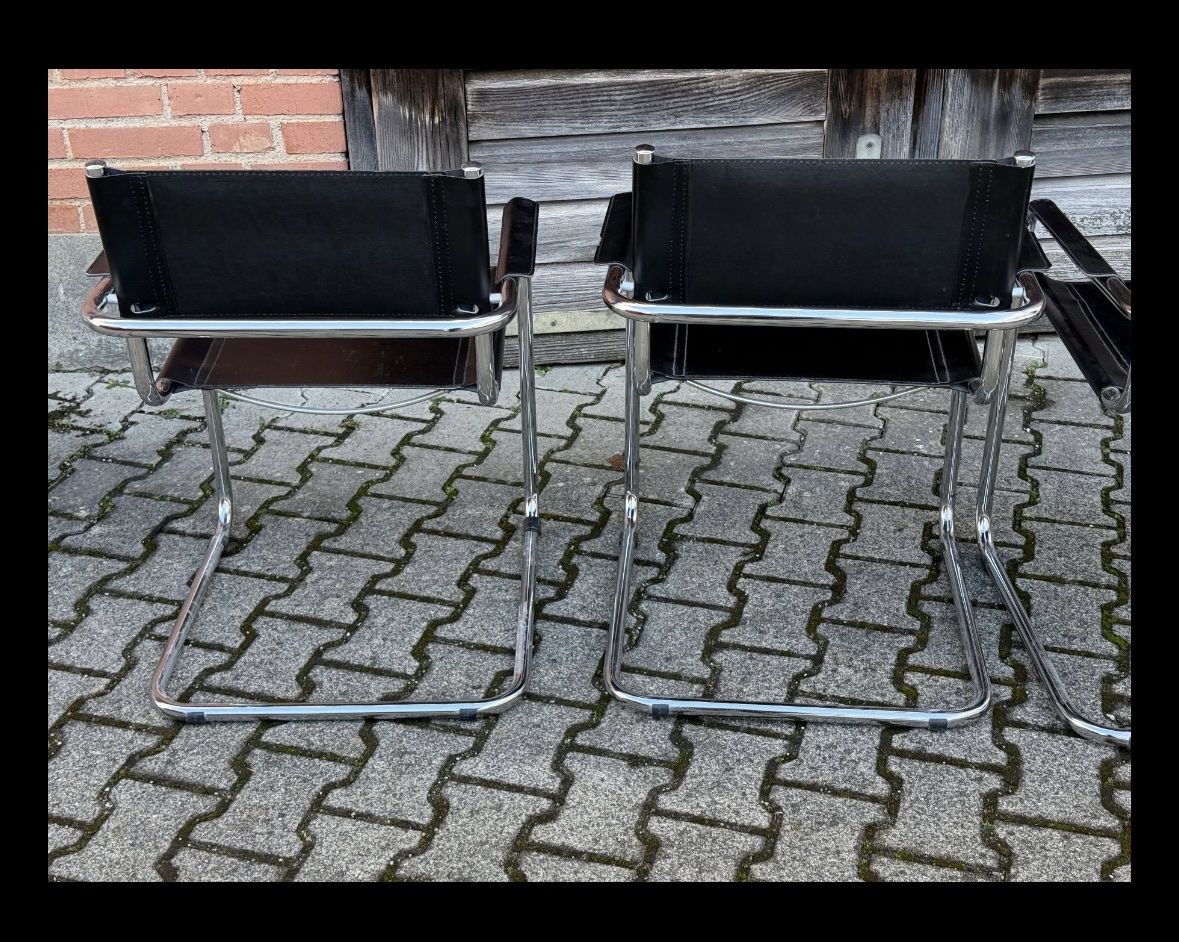 Sedie: 6 Freischwingerstuhl Leder – Usato da Luzern venduto da moxi06 3