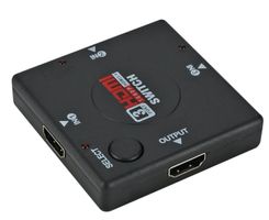 HDMI Switch HD TV Umschalter 3 Eingänge Schalter Weiche