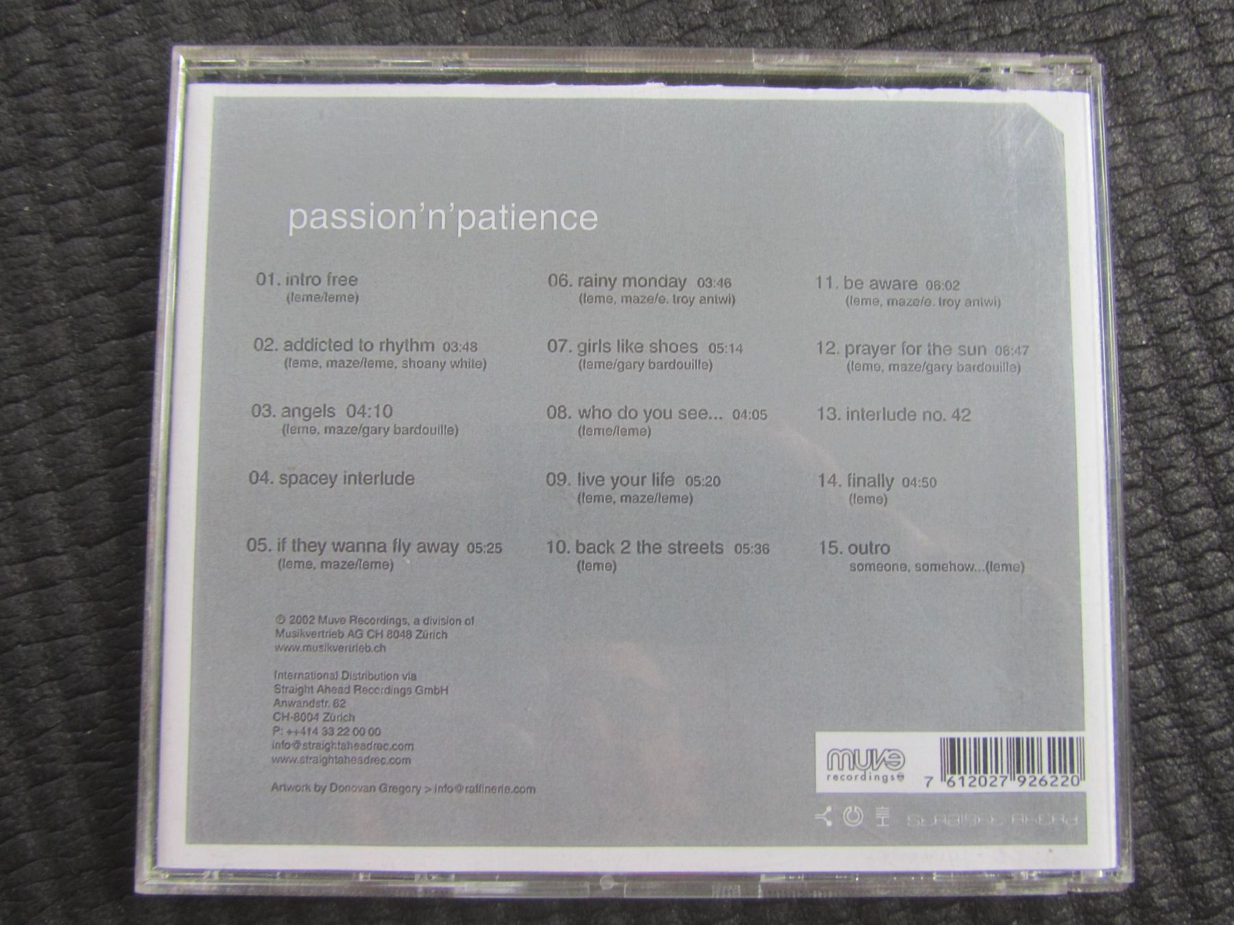 CDs: Leme - Passion 'n' Patience CD Album – Gebraucht aus Seengen von mikelele 1