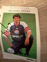 FC Bayern München Michael Henke Unterschrift Autograph