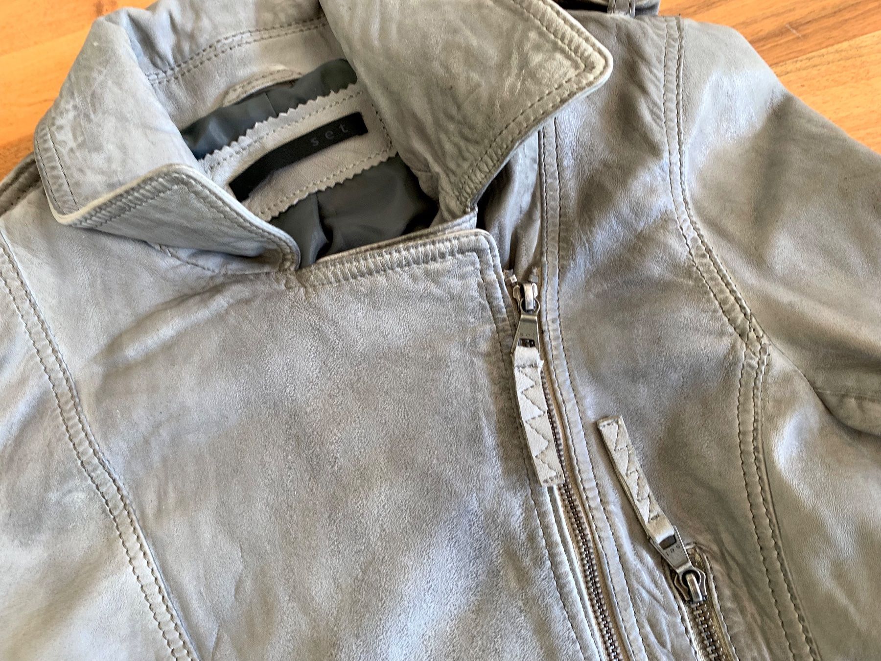 Giacche: Exclusive Lederjacke von SET Gr. 38 – Usato da Meiringen venduto da Sheyene 3