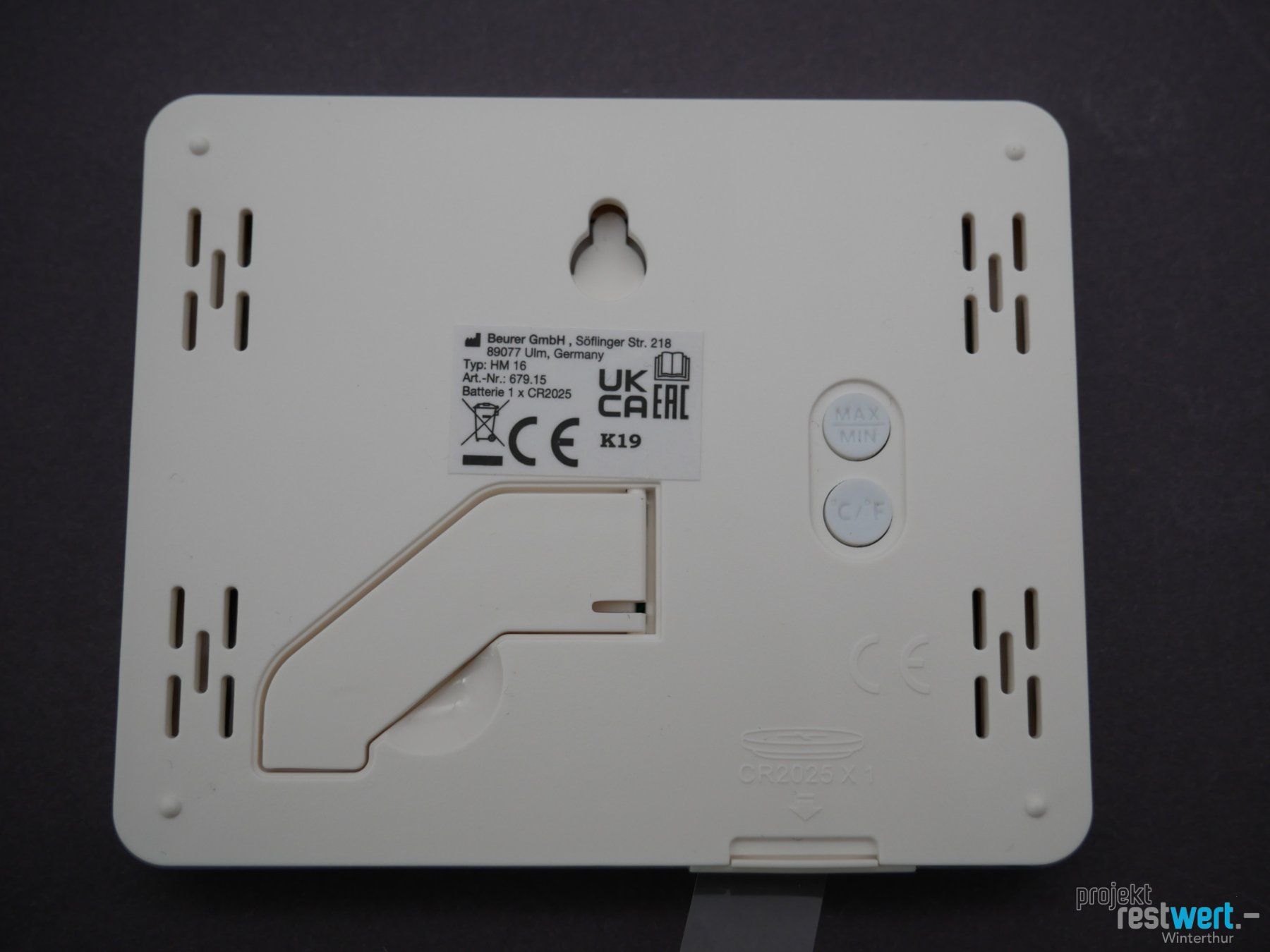Beurer Altro per la casa: Beurer Thermo-Hygrometer HM 16 – Nuovo (secondo la descrizione) da Winterthur venduto da Restwert_Winterthur 4