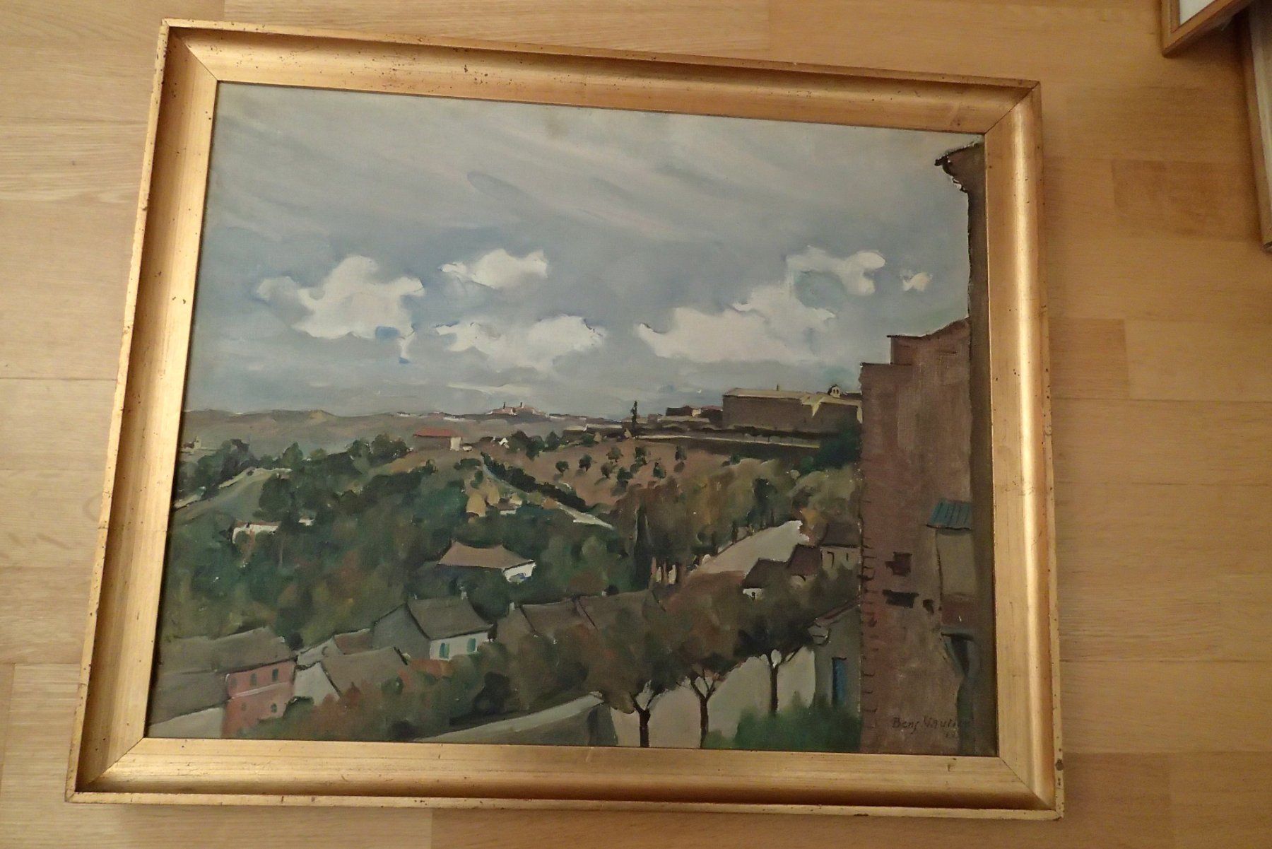 Dipinti: Benj. Vautier , Genf  Oelgemälde 1933 – Usato da Allschwil venduto da Salus17