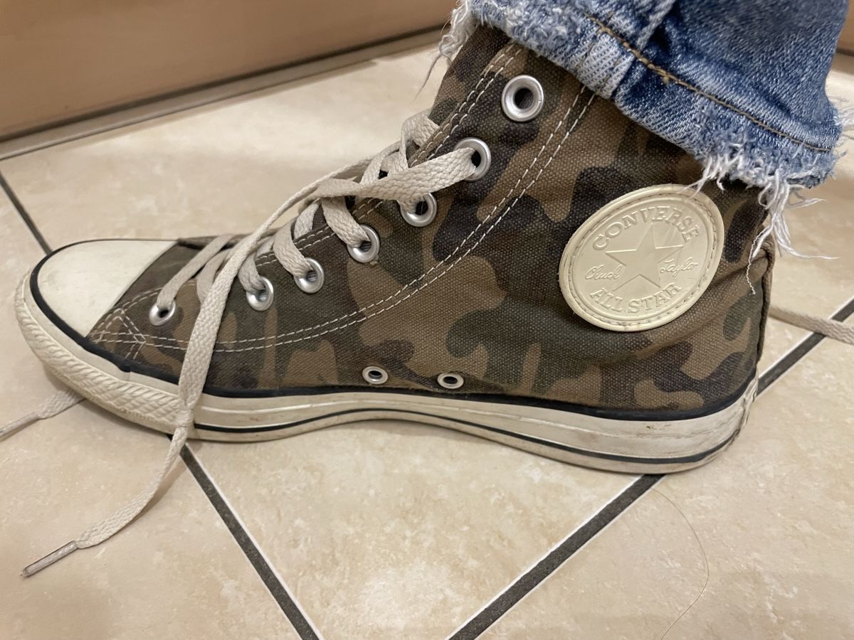 Converse Herrenschuhe: Converse All Star Chucks, Gr. 41, Camouflage Muster – Gebraucht aus Oeschgen von Caffi 4
