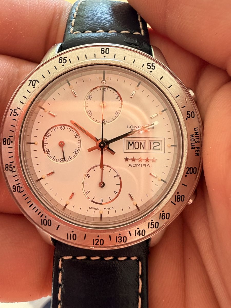 Longines Orologi: Longines admiral chronographe révisé NOS – Usato da Cornol venduto da swi_bv2w 1