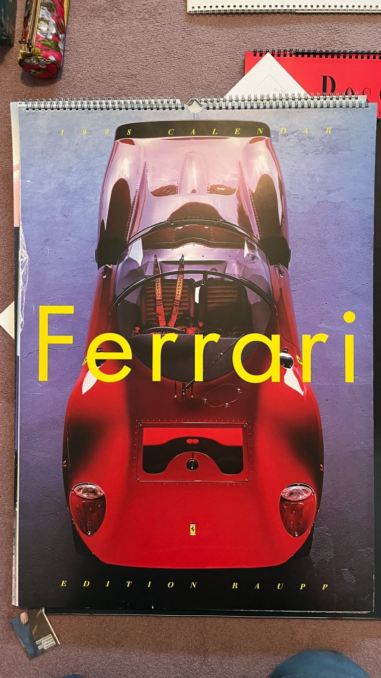 Ferrari Calendari: 1998 Edition Raupp Ferrari Kalender – Usato da Niederbipp venduto da Wcobra