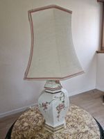 Edle italienische Porzellanlampe – handbemalt