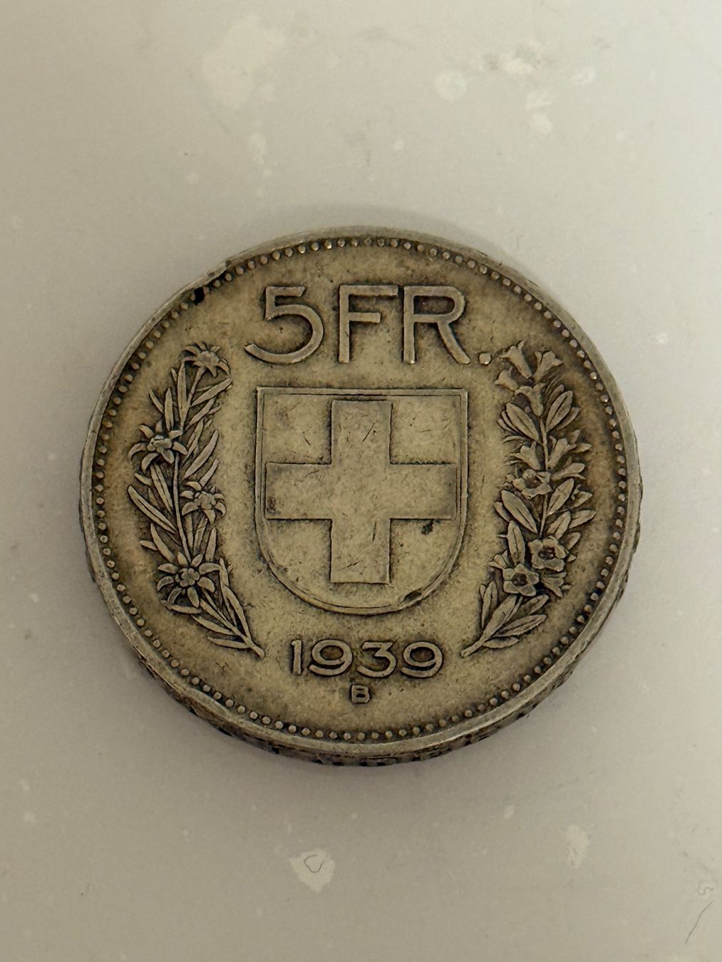 Tutti le monete: 5 Franken 1939  Silber – Usato da Wallisellen venduto da SWISS_SILVER1 1