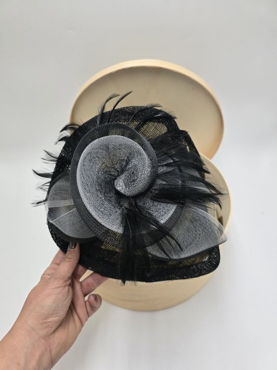 Chapeau De Mariage Voilé Blanc, Fascinator De Mariage Printemps-été