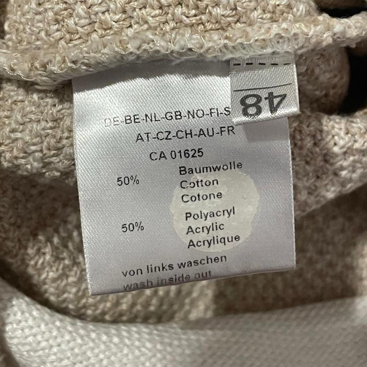 Maglioni & Felpe: Pull rayé beige/crème, taille 48 – Usato da Troinex venduto da Irisglo 6