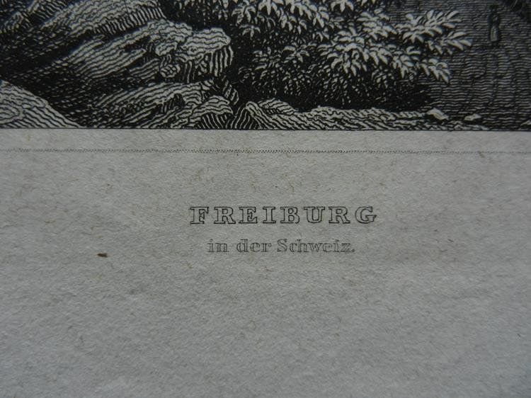 Gravures: Fribourg Freiburg – D'occasion à Risch par Rischli15 2