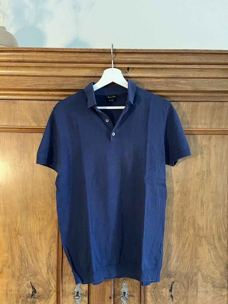 Massimo Dutti Magliette Polo: Poloshirt, dunkelblau, Gr. M, Massimo Dutti – Usato da St. Gallen venduto da Gloom22 1