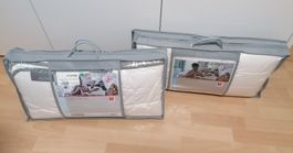 2x NEUES Steppbett Naturfaser BAUMWOLLE 160 x 210 cm