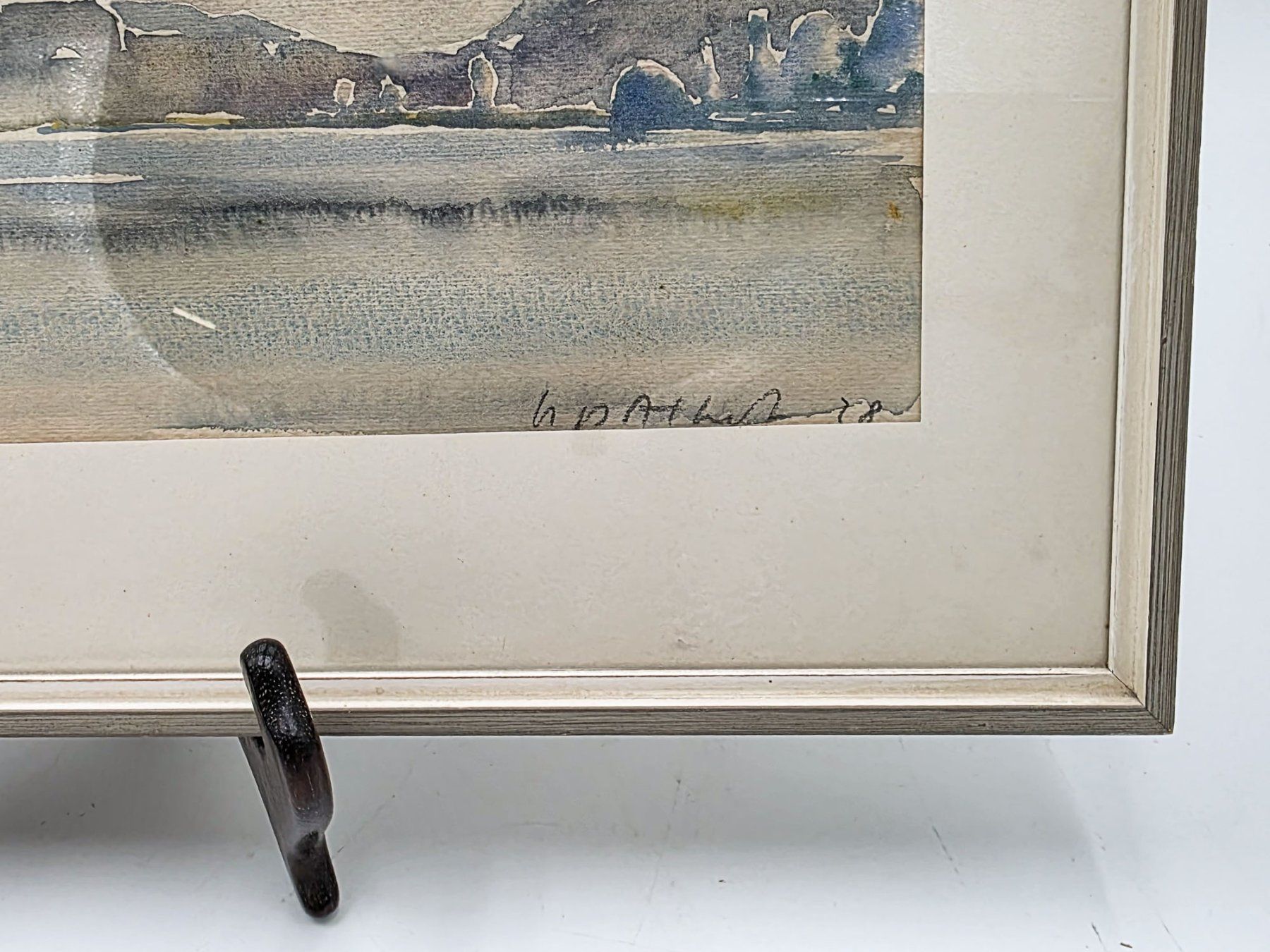 Dipinti: Aquarell Hans Potthof "Rigi" - gerahmt - Ref. 06/14 – Usato da Au ZH venduto da BrockiAu 1