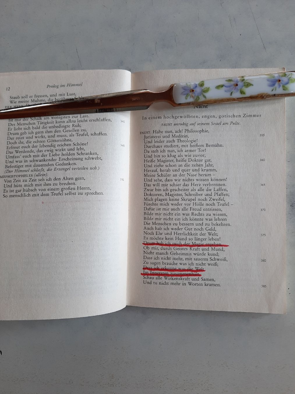 Libri: Goethe : Faust. Der Tragödie Erster Teil , Reclam – Usato da Nottwil venduto da mar_jqm7 6