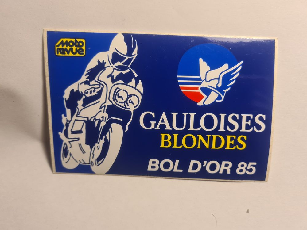 1985 BOL D'OR MOTO STICKER NEW OLD STOCK (Gebraucht) in Bellevue für ...