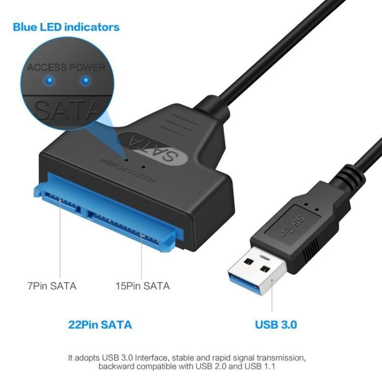 SATA to USB 3.0 Cable Adapter 2.5 inch 5
