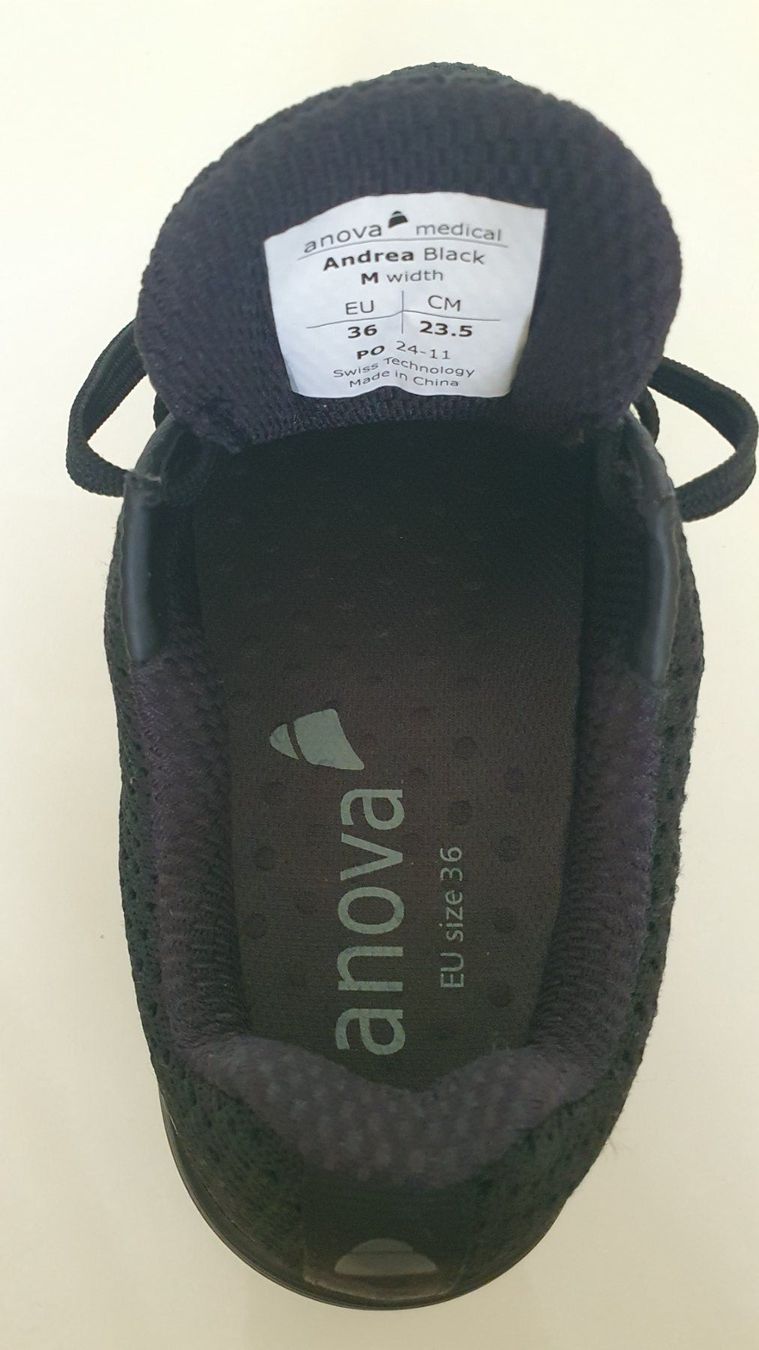 Scarpe da donna: Anova Andrea black, Sneaker Gr. 36 – Nuovo (secondo la descrizione) da Zürich venduto da econo221 5