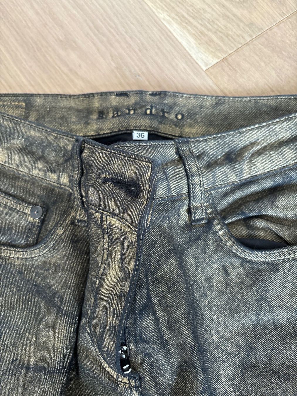 Sandro Jeans: Jeans doré Sandro – Usato da Genève venduto da bha_jcf5 1