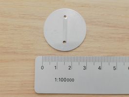Metallplättchen zu Ausz Fahrpontonier