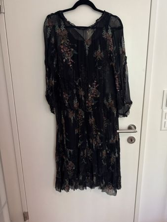 AllSaints Dress floral print black size EU 38 good condition