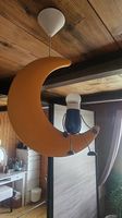 Lampe Kinderzimmer mit Figur auf Mond