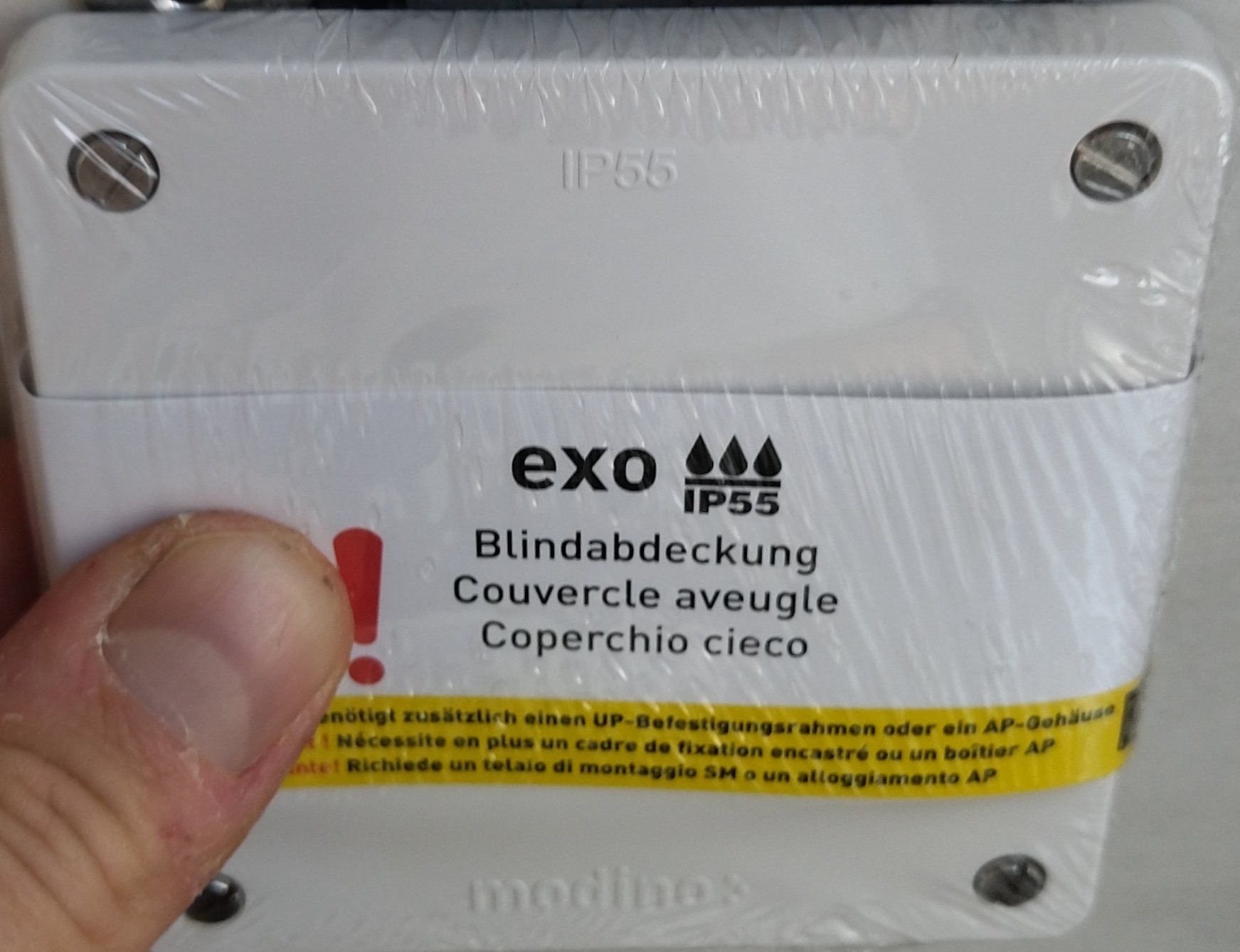 Interruttori: Coperchio cieco – Nuovo e nell'imballaggio originale da Ponto Valentino venduto da Mercante33
